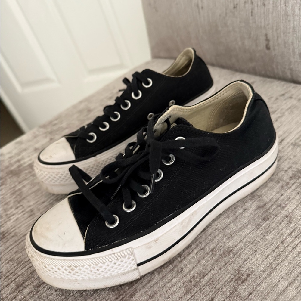 Black Canvas Sneakers